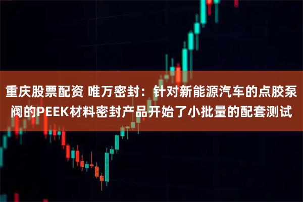 重庆股票配资 唯万密封：针对新能源汽车的点胶泵阀的PEEK材料密封产品开始了小批量的配套测试